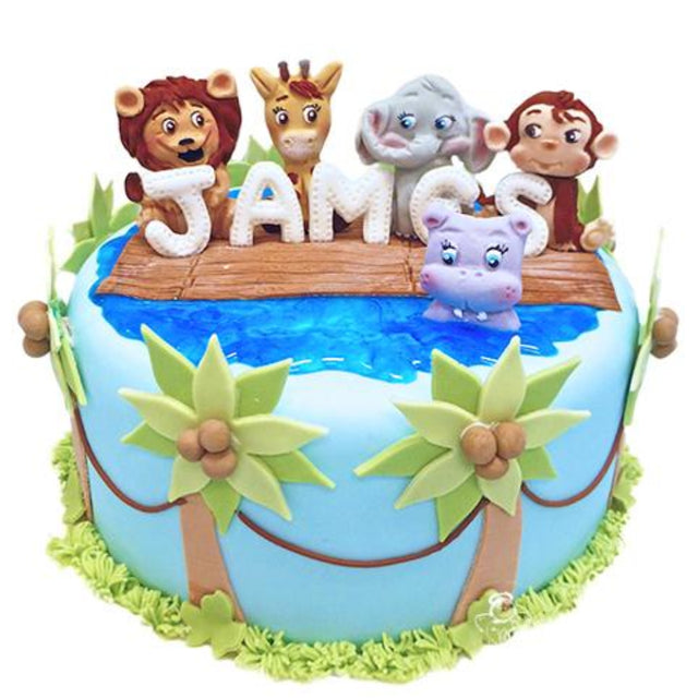 Karen Davies Sugarcraft Jungle Animals Silicone Mold