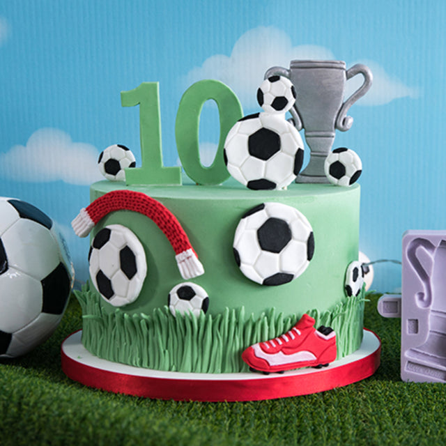 Karen Davies Sugarcraft Football Cookie Silicone Mold