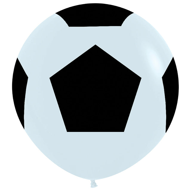 Latex Balloons Soccer Ball Fashion White 36 Inch