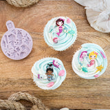 Karen Davies Sugarcraft Mini Mermaids Silicone Mold
