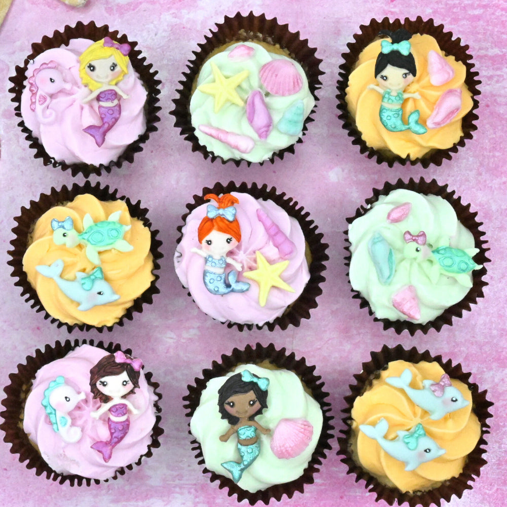Karen Davies Sugarcraft Mini Mermaids Silicone Mold