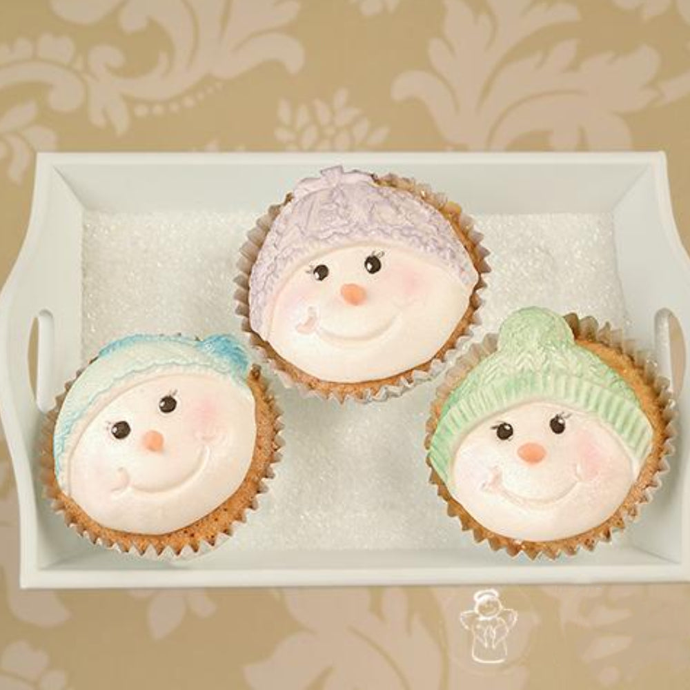 Karen Davies Sugarcraft Snowman Bobble Silicone Mold