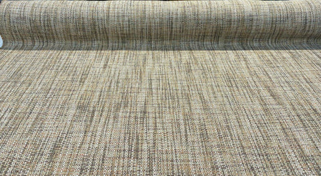 Harvest Rustic Chenille Tweed Upholstery Fabric - Beige, Rustic Gold, Orange Hints (By The Yard)
