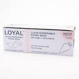 Loyal Bakeware Clear Disposable Piping Bags, 18" - Pack of 100