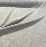 Calvin Linen Italian Drapery Upholstery Fabric - Gray Relic, 56" Width, Railroaded (1 Yard)