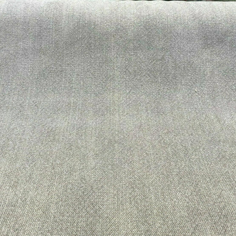 Calvin Linen Italian Drapery Upholstery Fabric - Gray Relic, 56" Width, Railroaded (1 Yard)
