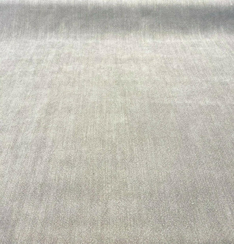 Calvin Linen Italian Drapery Upholstery Fabric - Gray Relic, 56" Width, Railroaded (1 Yard)