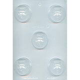 Snowman Head Sandwich Cookie Chocolate Mold