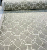 Lavish Chenille Upholstery Fabric - Sage Green Patterned Woven, 54" Width (1 Yard)