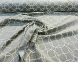 Lavish Chenille Upholstery Fabric - Sage Green Patterned Woven, 54" Width (1 Yard)