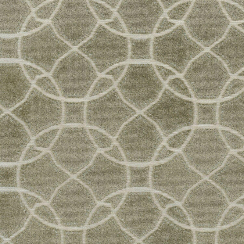 Lavish Chenille Upholstery Fabric - Sage Green Patterned Woven, 54" Width (1 Yard)