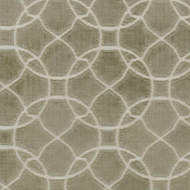 Lavish Chenille Upholstery Fabric - Sage Green Patterned Woven, 54" Width (1 Yard)