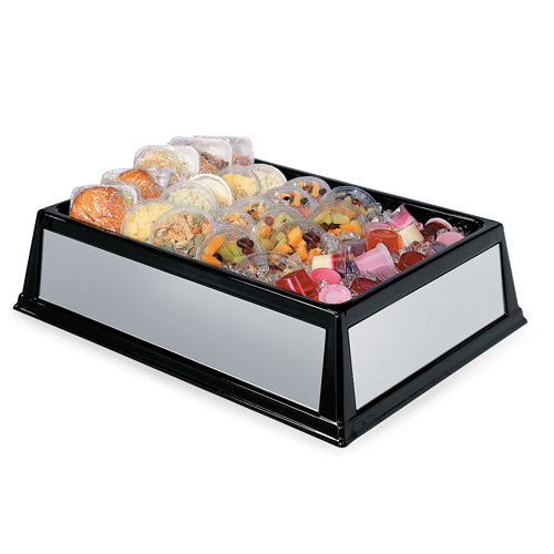 Geneva Insulated Beverage Bin - Mirrored Sides, Fits 18" x 26" box , 6" deep