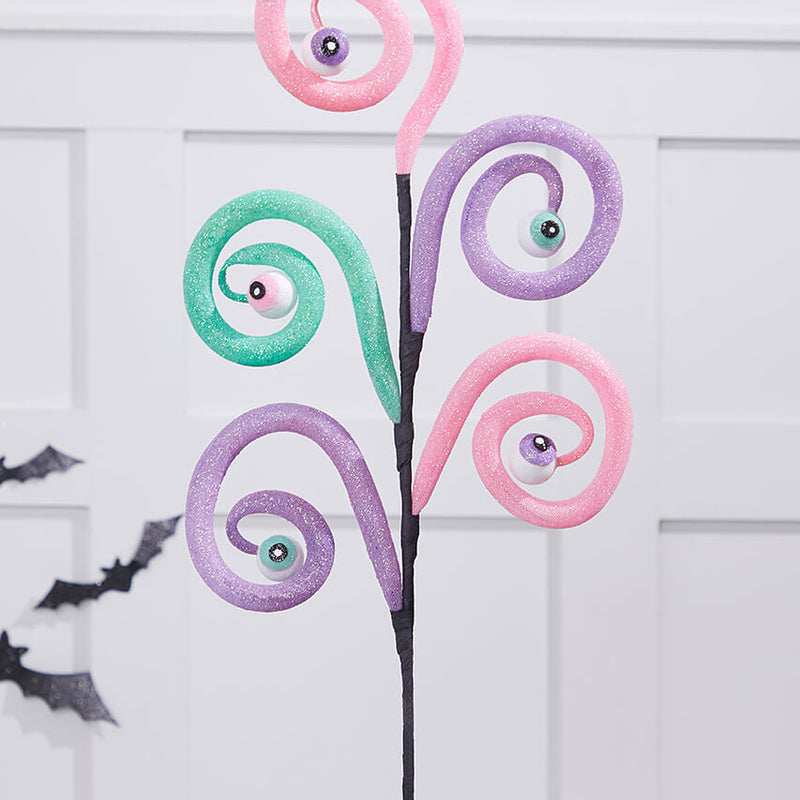 28” Eyeballs Spiral Curly Spray