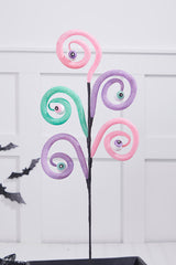 28” Eyeballs Spiral Curly Spray