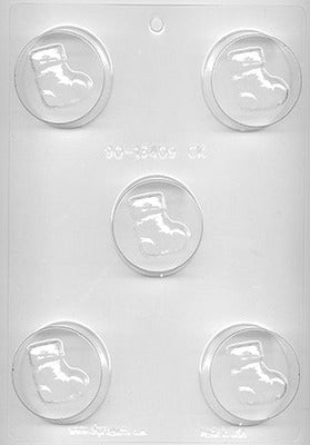 Christmas Stocking Sandwich Cookie Chocolate Mold