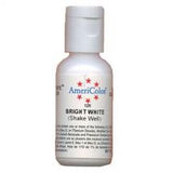 Bright White Soft Gel Paste Food Color - AmeriColor 126