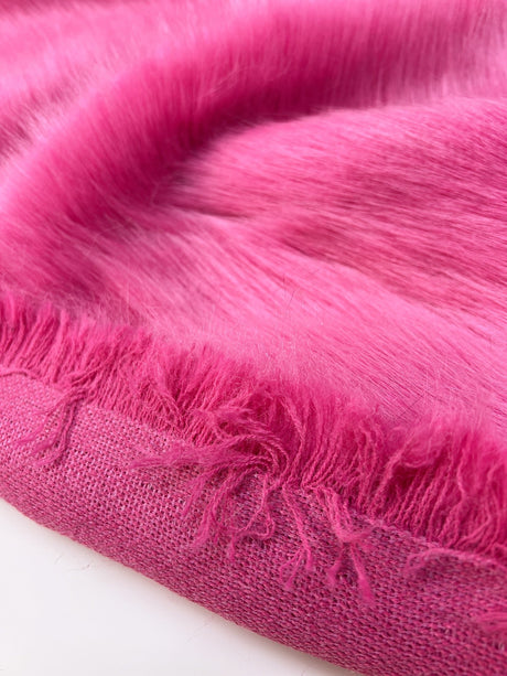 Faux Fur Acrylic Pink Shades