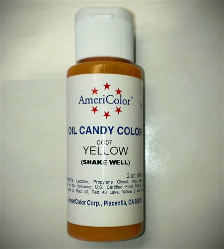 Yellow Oil Candy Color - AmeriColor CC07 - 2 Ounces