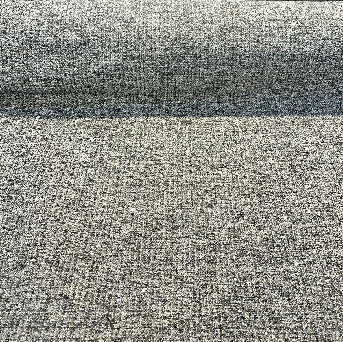 Splendor Pewter Tweed Chenille Upholstery Fabric - Pewter Tweed, 56" Width (1 Yard)