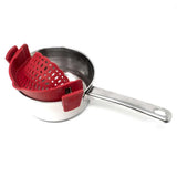 Norpro Red Silicone Clip On Strainer