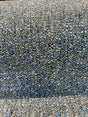 Riley Blue Pacific Chenille Upholstery Fabric - Dark Gray With Blue Hints, 56" Width (1 Yard)
