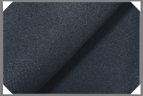 Navy Vegan Gabardine Polyester Gabardine Fabric - Navy, 60" Wide