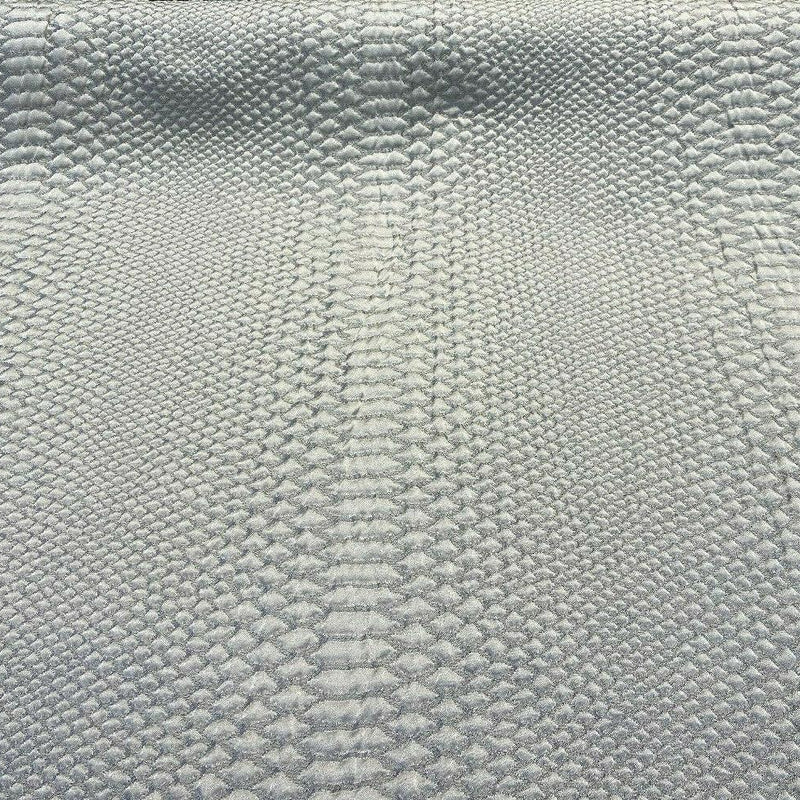 Cobra Phantom Jacquard Matelasse Fabric - Snake Skin Design, 56" Width (1 Yard)