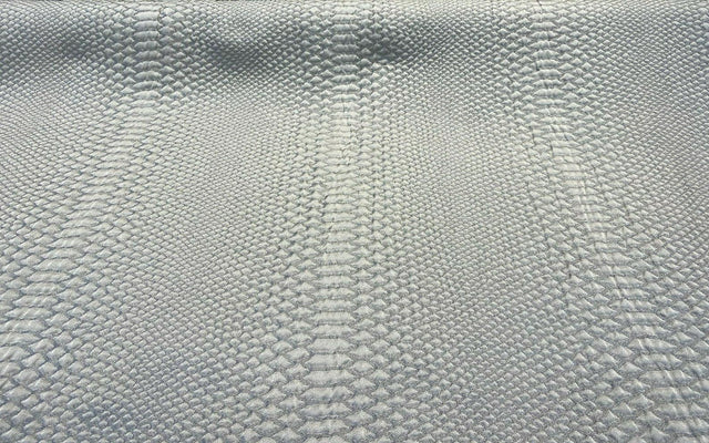 Cobra Phantom Jacquard Matelasse Fabric - Snake Skin Design, 56" Width (1 Yard)