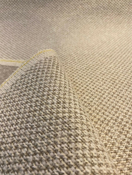 Mascot Bisque Cream Textured Chenille Upholstery Fabric - Bisque Cream Textured, 56" Width (1 Yard)