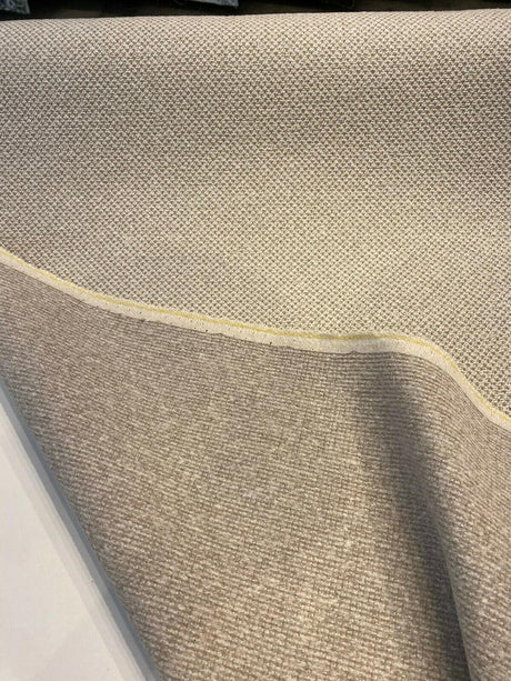 Mascot Bisque Cream Textured Chenille Upholstery Fabric - Bisque Cream Textured, 56" Width (1 Yard)