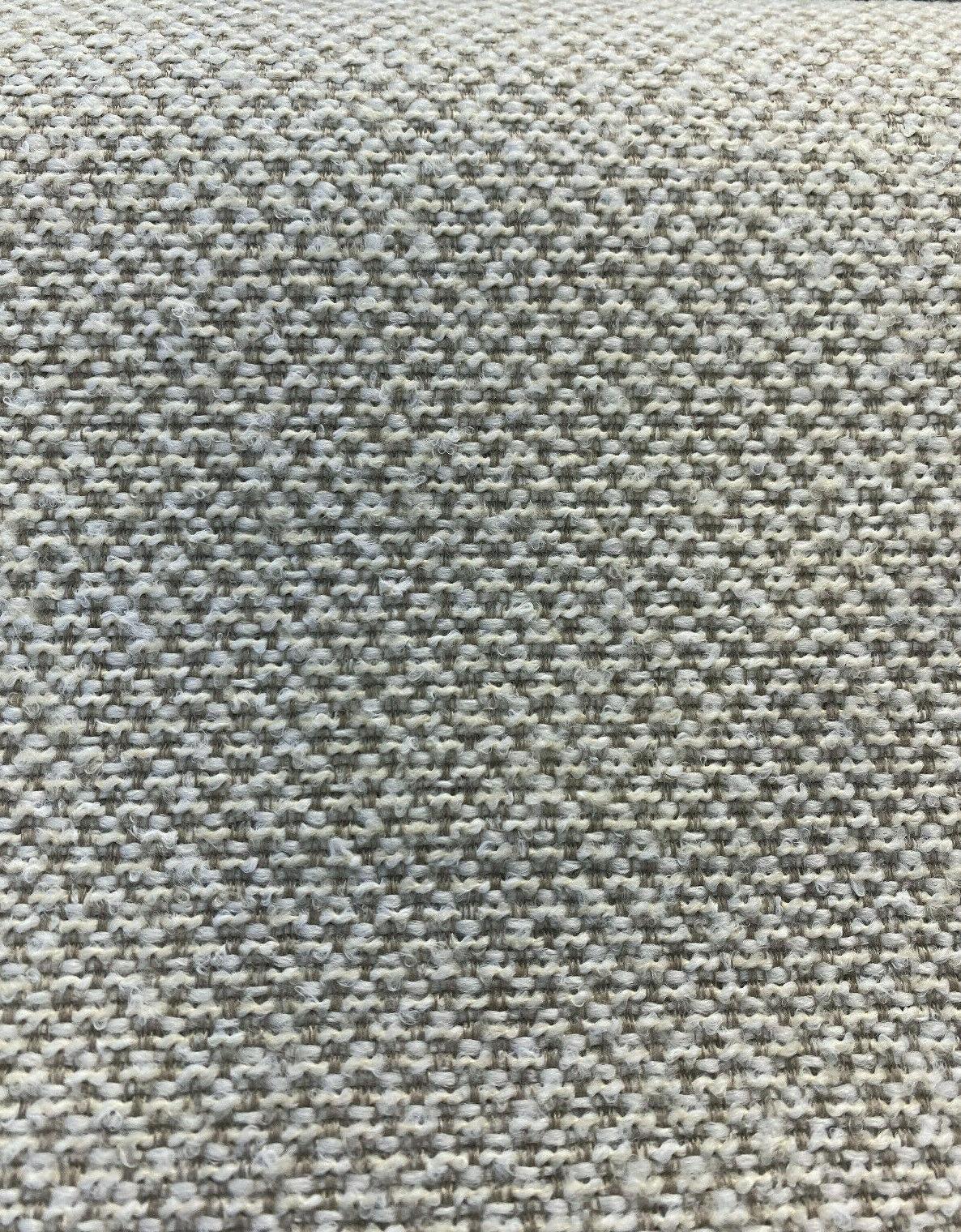 Mascot Bisque Cream Textured Chenille Upholstery Fabric - Bisque Cream Textured, 56" Width (1 Yard)