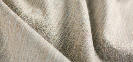 Ritz Tranquil Chenille Upholstery Fabric - Beige Brown With Light Blue And Rustic Orange, 54" Width (1 Yard)