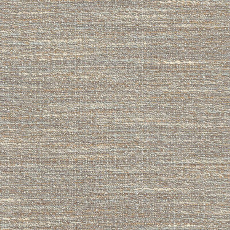 Ritz Tranquil Chenille Upholstery Fabric - Beige Brown With Light Blue And Rustic Orange, 54" Width (1 Yard)