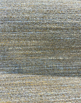 Ritz Tranquil Chenille Upholstery Fabric - Beige Brown With Light Blue And Rustic Orange, 54" Width (1 Yard)