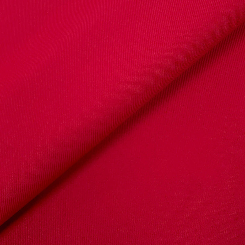 Red Vegan Gabardine Polyester Gabardine Fabric - Red, 60" Wide (1 Yard)