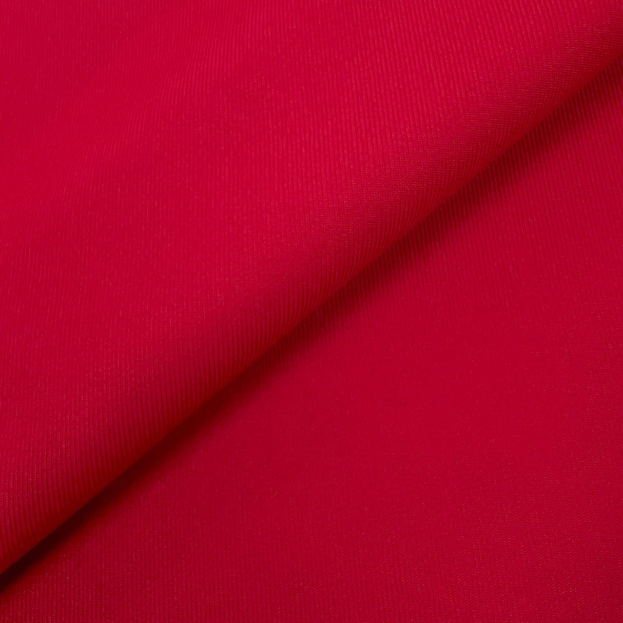 Red Vegan Gabardine Polyester Gabardine Fabric - Red, 60" Wide (1 Yard)
