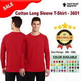 Next Level® Cotton Crewneck Long Sleeve T-Shirt