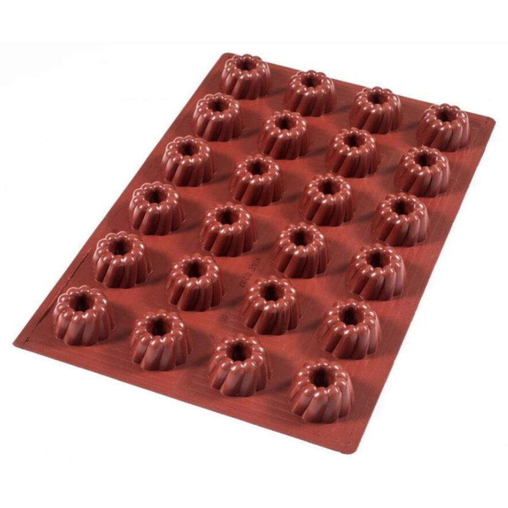 Mae Innovation Silicone Kugelhopf Mold, 24 Cavities