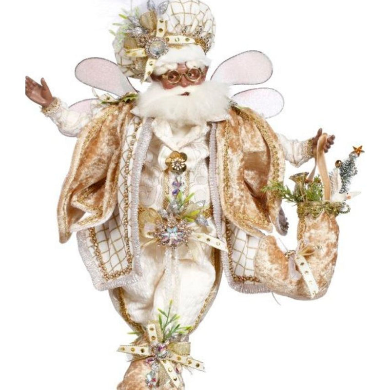 15" African American White Christmas Fairy, Medium - Mark Roberts