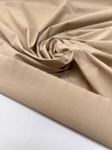 Cotton Elastane Woven Beige
