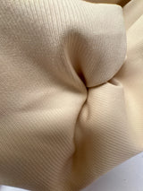 Cotton Polyamide Twill Beige Stretch