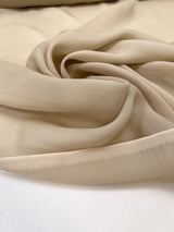 Beige Viscose Crepe