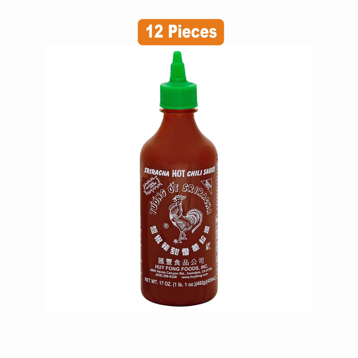 HUY FONG SRIRACHA SAUCE 17 OZ SQUEEZE BOTTLE