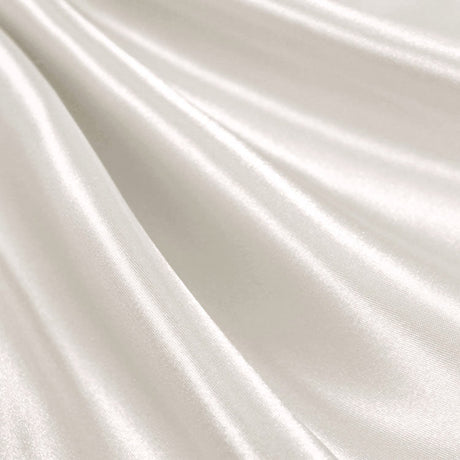 Off White Bridal Satin Fabric,