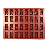 Mae Innovation Silicone Teddy Bear Mold, 32 Cavities