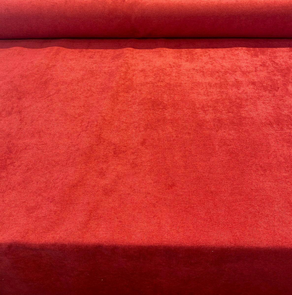 Fabricut Sensation Performance Upholstery Fabric - Red, 54" Width (1 Yard)