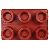 Mae Innovation Silicone Savarin Mold, 6 Cavities