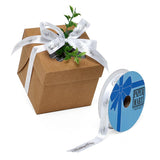 Printed Wedding Ribbons Crossed Hearts Color 1 / ROLL