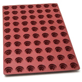 Mae Innovation Silicone Mini Spiral Mold, 70 Cavities